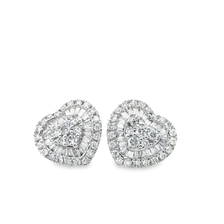 Alexa Heart | Women's Gold Earrings | Marquisse Jewelry