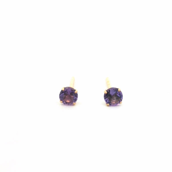 Aretes Pequeños de Amatista