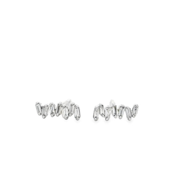 Baguette Diamond Earring