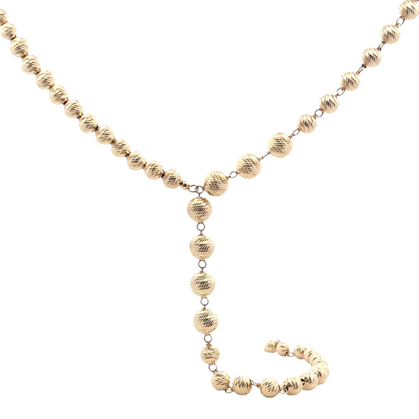 Fancy Diamond Cut Long Necklace