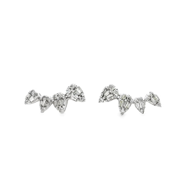 Diamond Pear Baguettes Medium Climbers