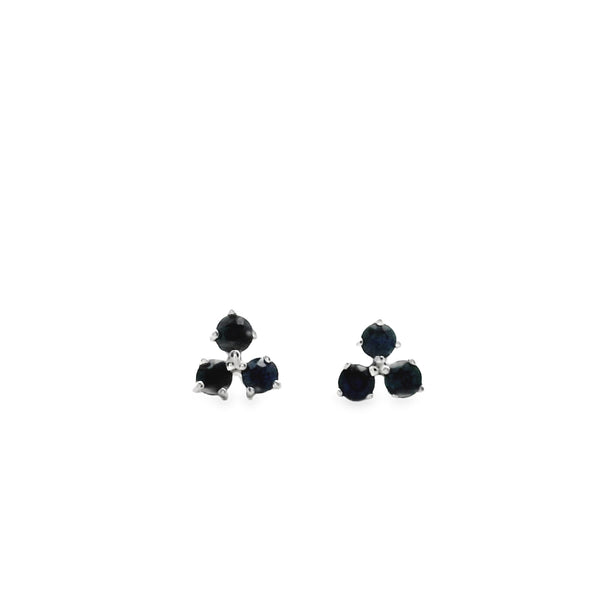 Clover Sapphire Individual Earring
