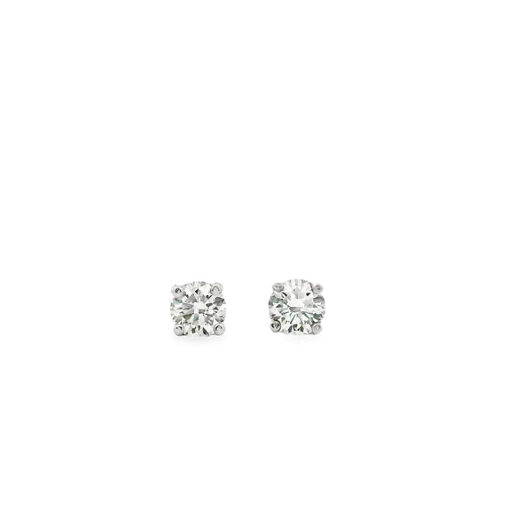 Diamond Solitaire 0.30ct Earrings