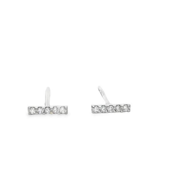 Diamond Small Line Individual Earring