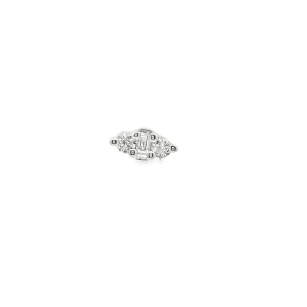 Piercing de Diamantes en Forma de Marquesa