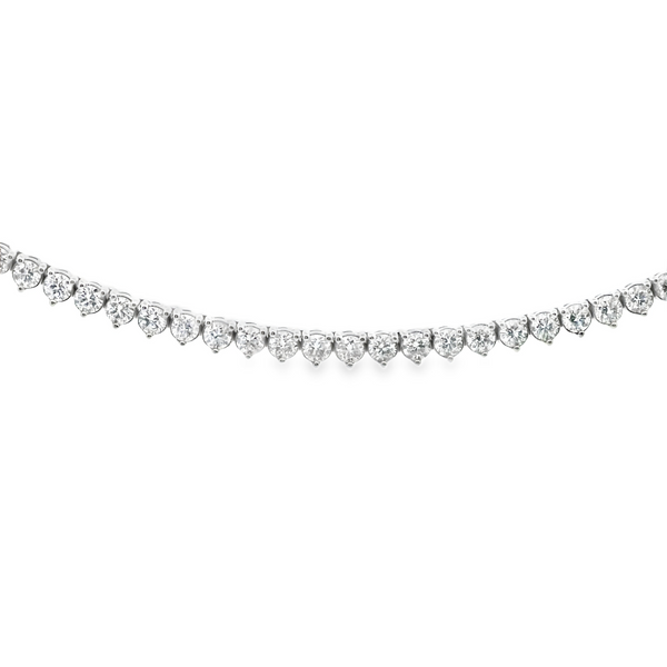 Collar Tennis de Diamante de 5ct 