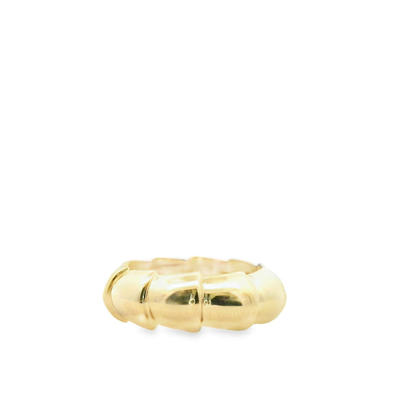 Scale Yellow Gold Ring