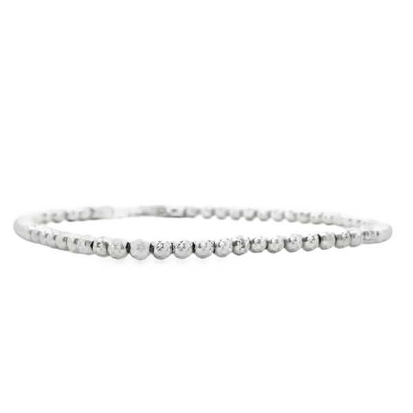 Large Diamond Cut Bracelet