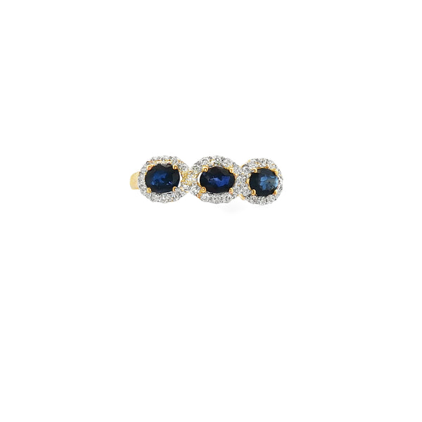 Elara Sapphire Earcuff