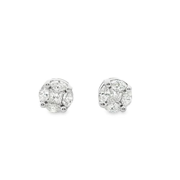 Aretes de Diamantes Marquesas