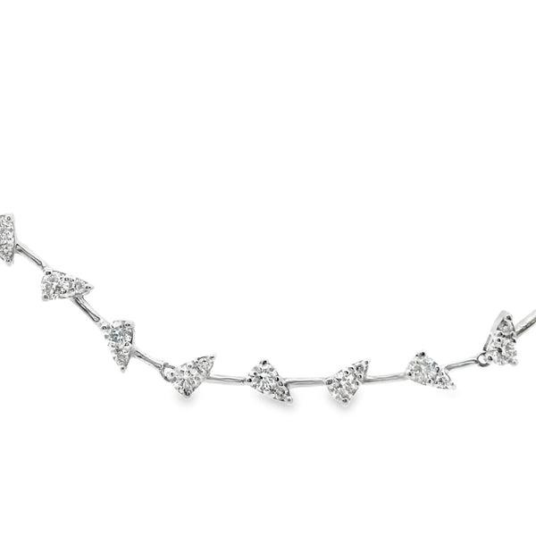 Collar de Gota rigido de Diamantes