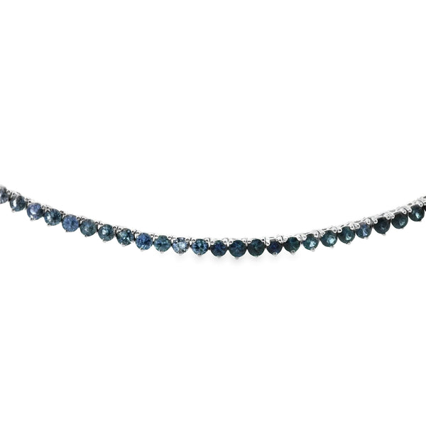 Collar Tennis Zafiro Graduado 4,26ct