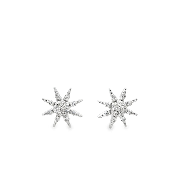 Aretes de Estrella con Diamantes