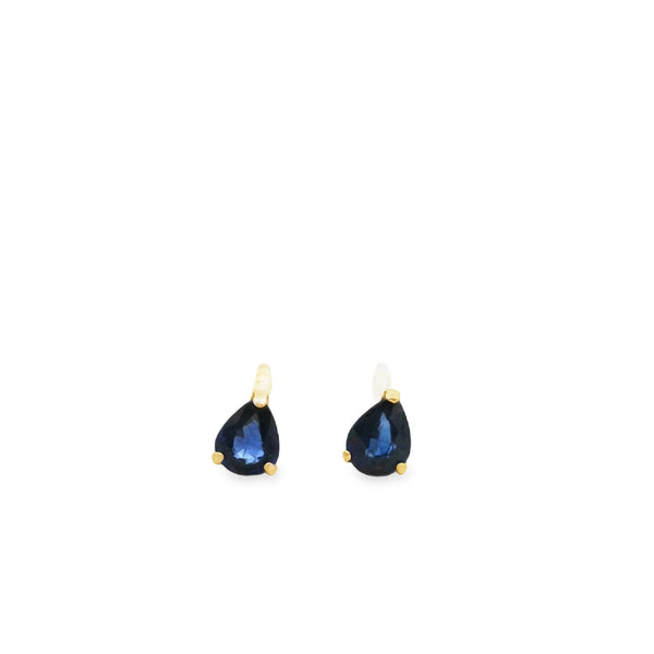 Sapphire Drop Petite Stud